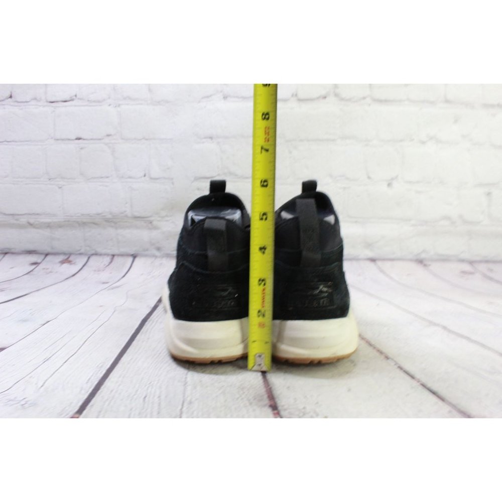 LL Bean Vista Black Suede Stretch Collar Pull-On Mid Boots Size 8.5 M - Picture 8 of 9